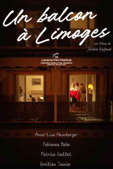 A Balcony in Limoges Poster