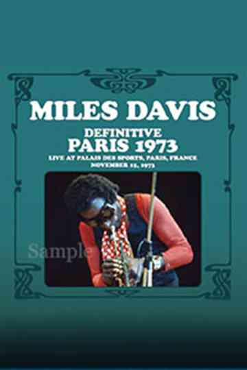 Miles Davis - Newport Festival - Live in Paris Poster