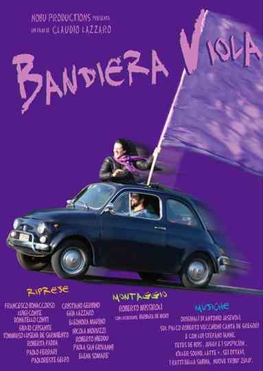 Bandiera Viola Poster