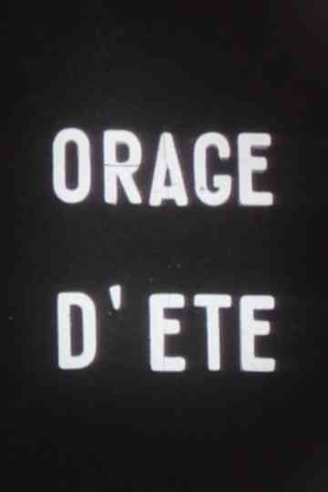 Orage d'été Poster