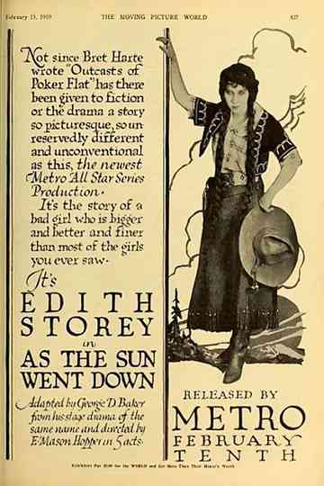 As the Sun Went Down Poster