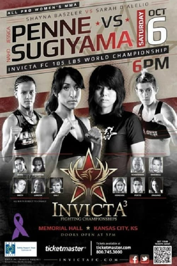 Invicta FC 3 Penne vs Sugiyama Poster