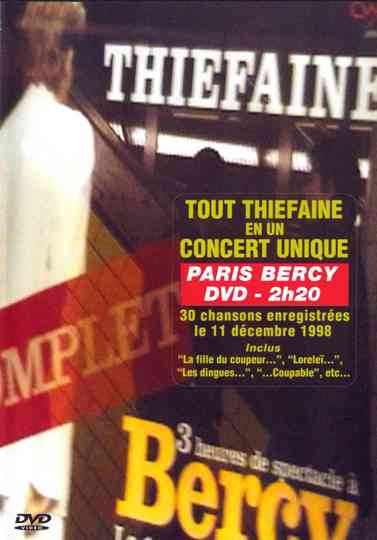 Hubert Félix Thiéfaine-Live Bercy 1998 Poster