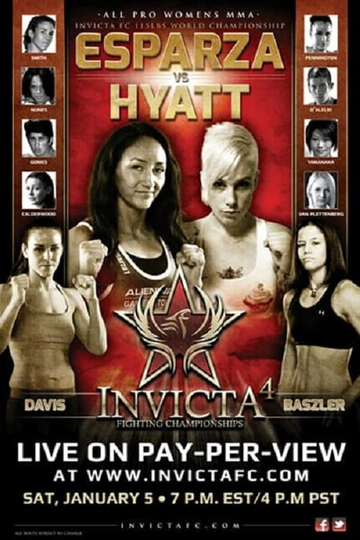 Invicta FC 4 Esparza vs Hyatt Poster