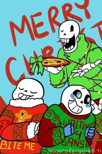 Undertale Christmas Party AU Poster