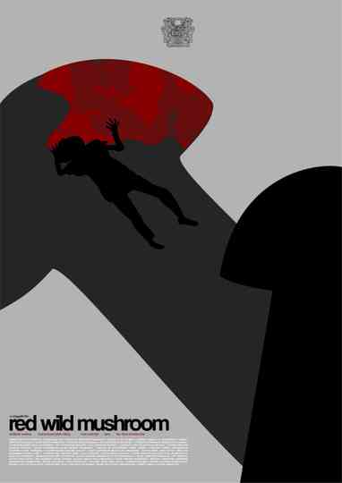 Red Wild Mushroom Poster