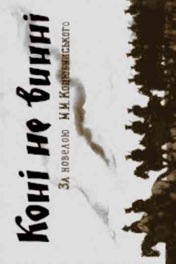 The Horses Are Not Guilty Poster