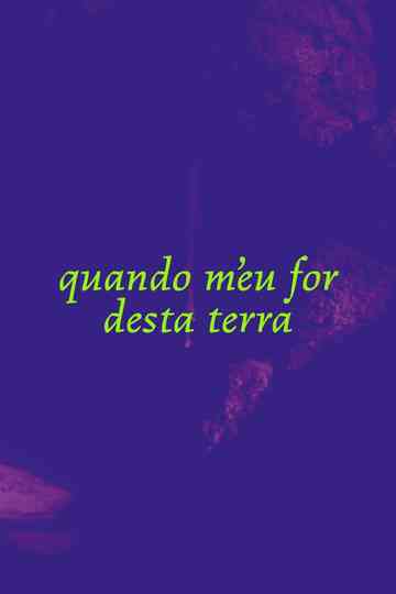 When I leave this land Poster