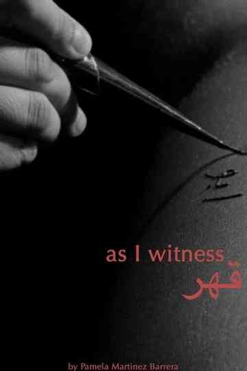 As I Witness Poster