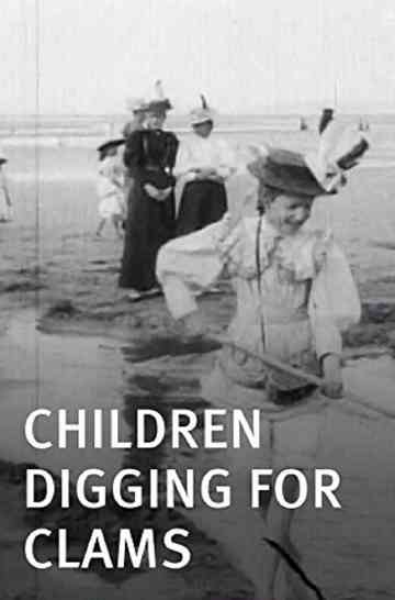 Children Digging for Clams Poster
