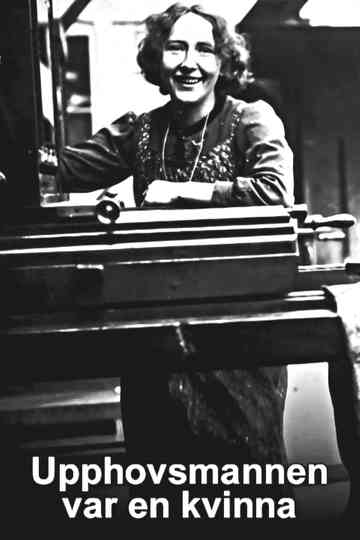 Upphovsmannen var en kvinna Poster