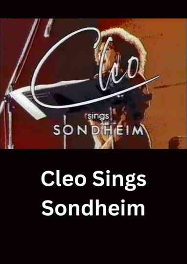 Cleo Sings Sondheim Poster