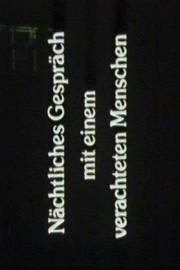 Night Conversation With a Despised Person