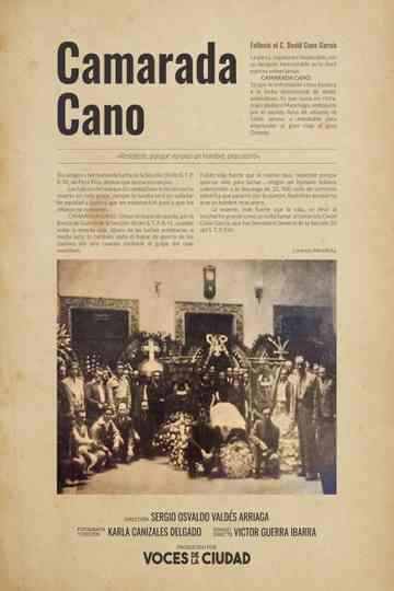 Camarada Cano Poster