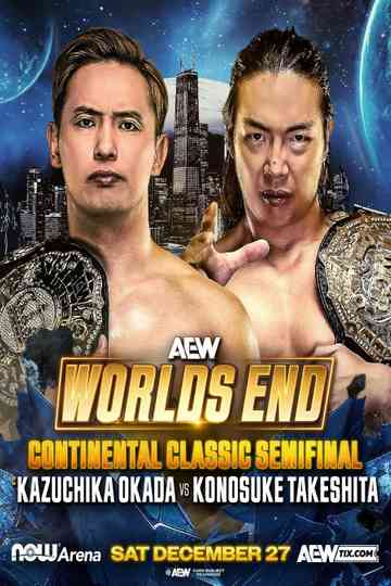 AEW Worlds End 2025 Poster