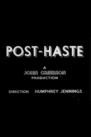 Post-Haste Poster