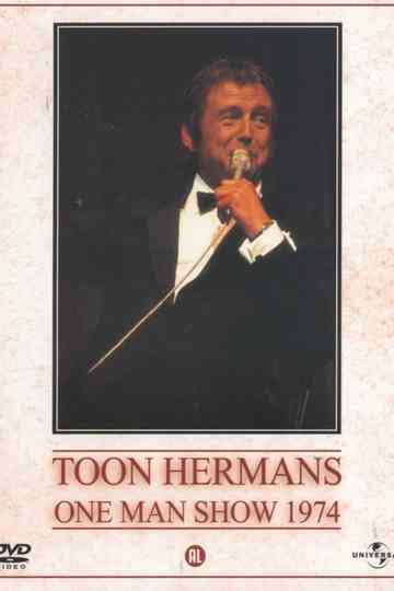 Toon Hermans  One Man Show 1974 Poster