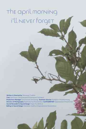 THE APRIL MORNING I'LL NEVER FORGET Poster