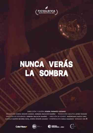 You will never see the shadow Poster