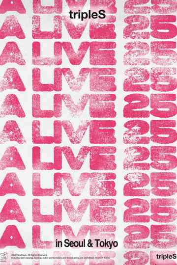 tripleS A Live 25 in Seoul day2 Poster