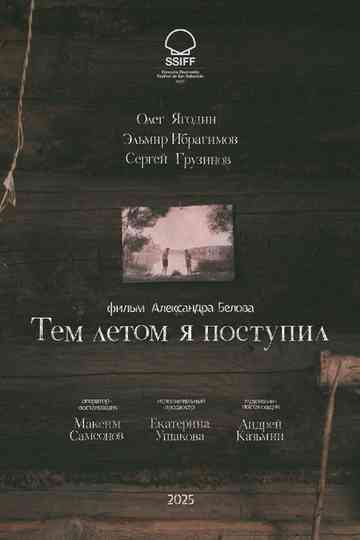 That Summer I Got Accepted to University Poster