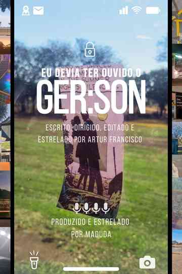 Eu devia ter ouvido o Gerson Poster