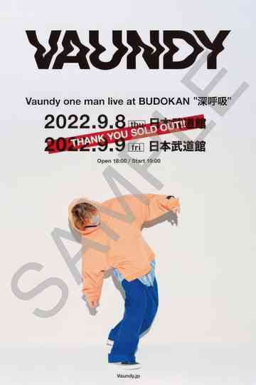 Vaundy one man live at NIPPON BUDOKAN "深呼吸" Poster