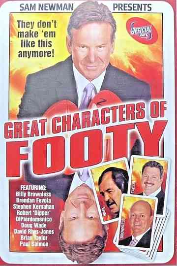 Great Characters of Footy Poster