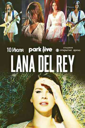Lana Del Rey park live Moscow Poster