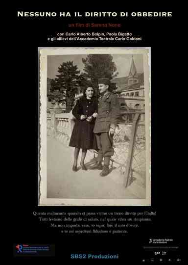 Nessuno ha il diritto di obbedire Poster