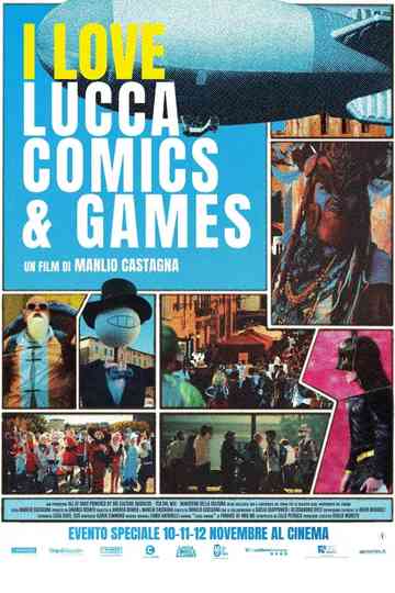 I Love Lucca Comics & Games Poster
