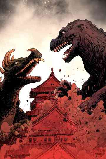 Godzilla vs Angurius / Kaiju Claymation Fight Poster