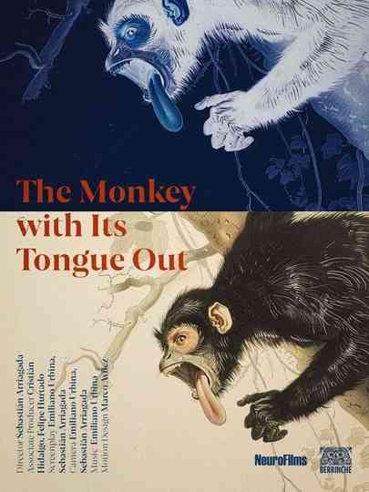 The Monkey with Its Tongue Out Poster