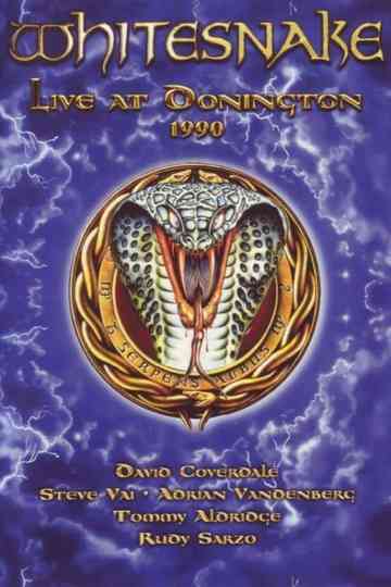 Whitesnake Live At Donington 1990 Poster