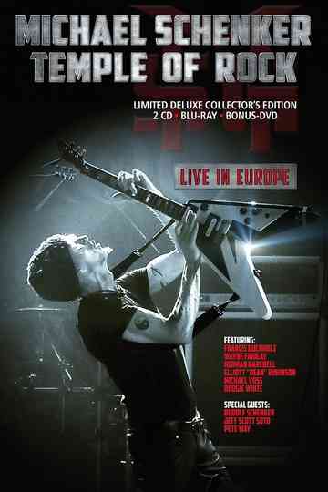 Michael Schenker Temple Of Rock Live in Europe Poster