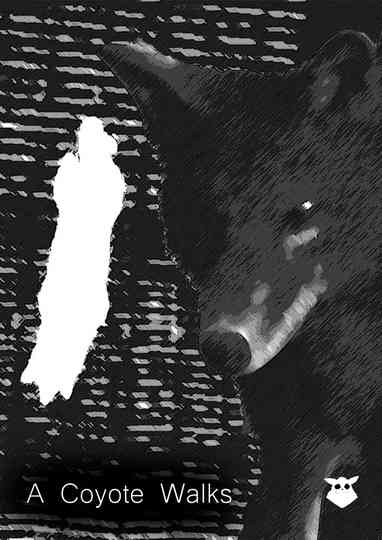 A Coyote Walks Poster