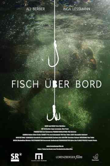 Fisch über Bord Poster