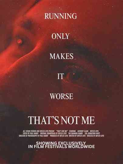 That's Not Me Poster