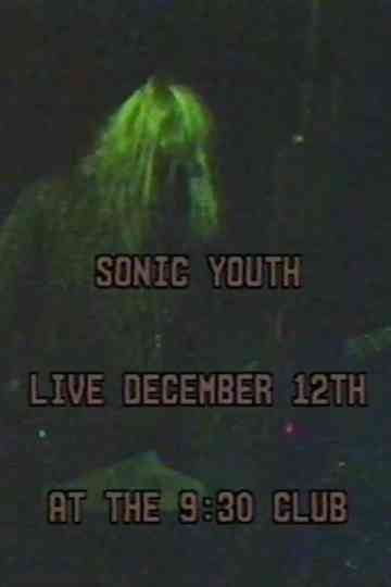 Sonic Youth: 930 Club Poster
