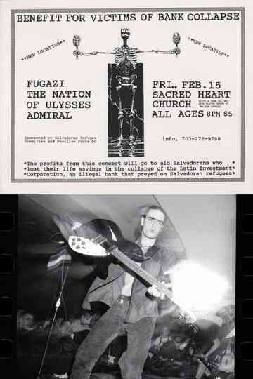 Fugazi: Sacred Heart Church, Washington, DC Poster