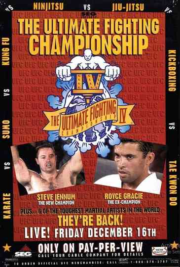 UFC 4: Revenge of the Warriors Poster