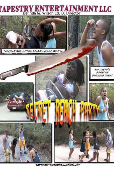 Secret Beach Party Poster