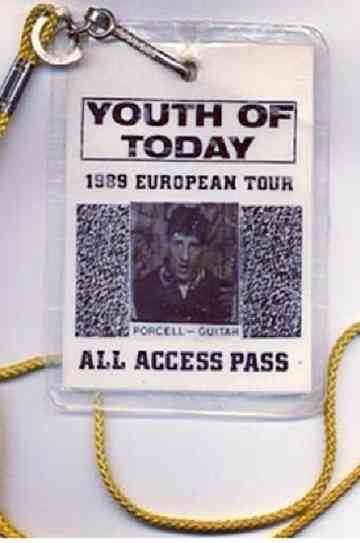 Youth of Today - European Tour Documentary from 1989 Poster