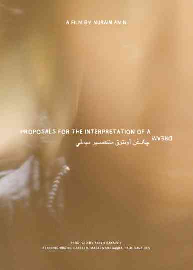 Proposals for the Interpretation of a Dream Poster