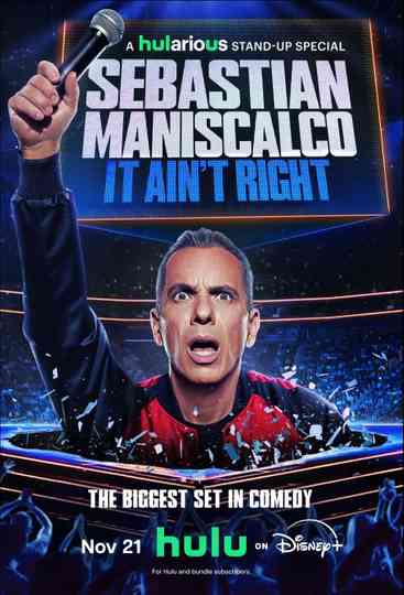 Sebastian Maniscalco: It Ain't Right Poster