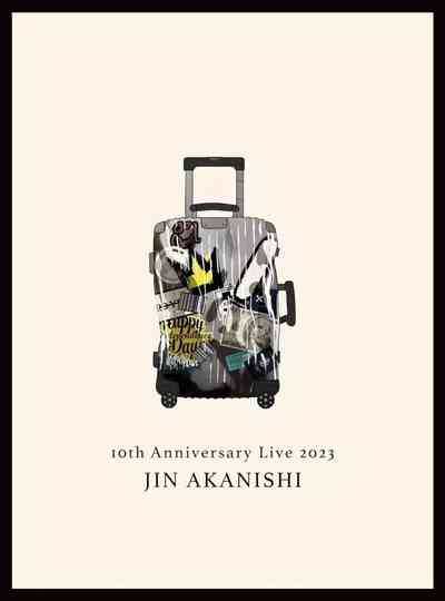 赤西仁 JIN AKANISHI "10th Anniversary Live 2023" Poster