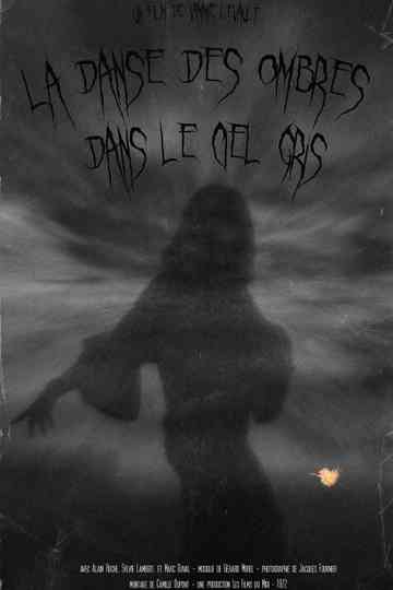 La danse des ombres dans le ciel gris Poster