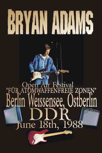 Bryan Adams - East Berlin Poster