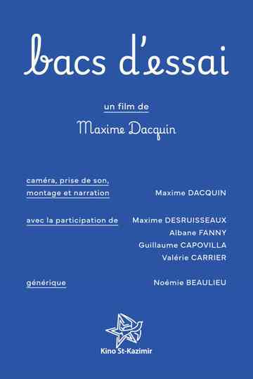 Bacs d'essai Poster