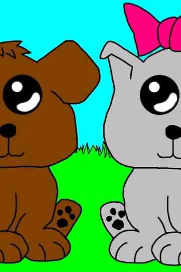 Poochee and Pansy Poster